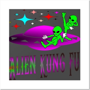 Alien Kung Fu Posters and Art